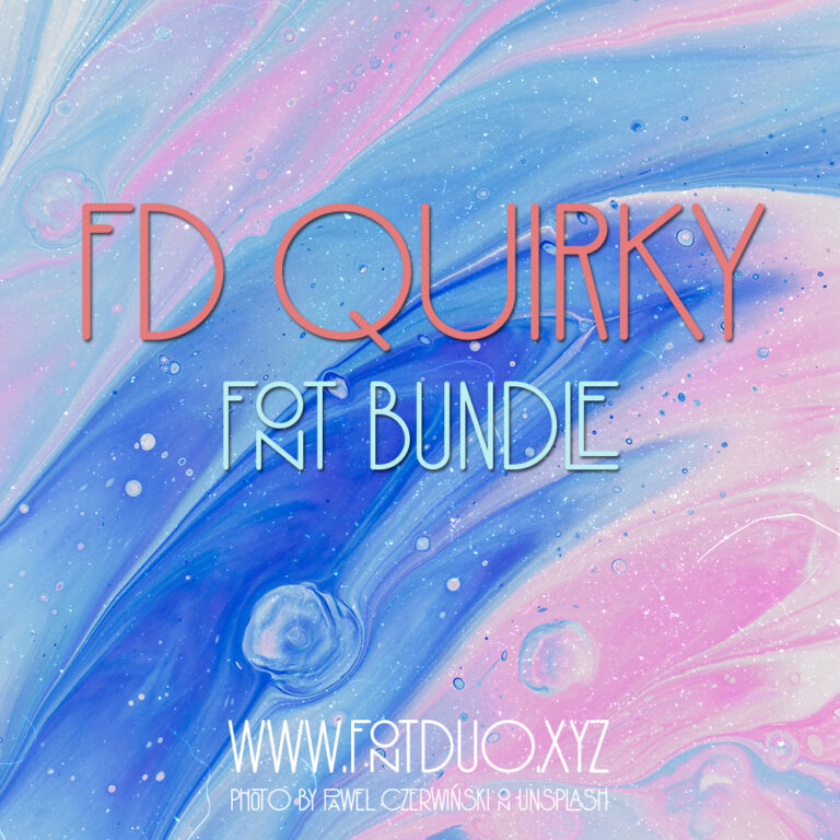 FD Quirky Font Bundle